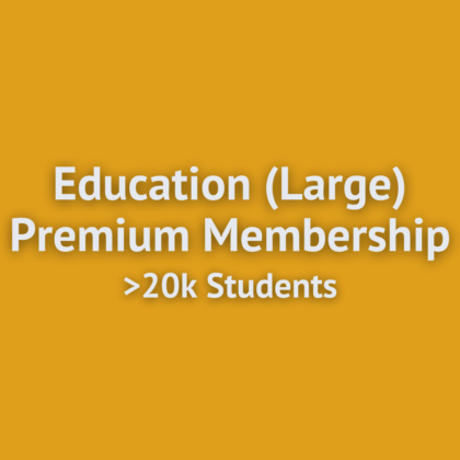 Education (Large) Premium Membership