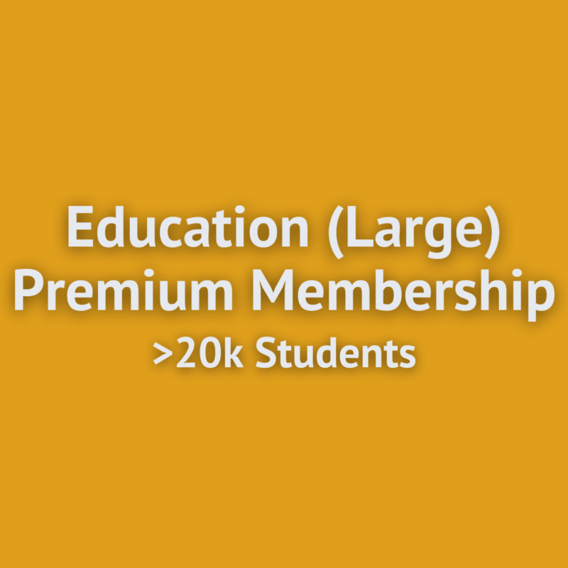 Education (Large) Premium Membership