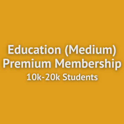 Education (Medium) Premium Membership