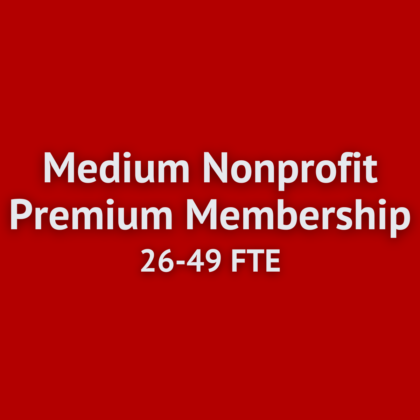 Medium Non-Profit Premium Membership