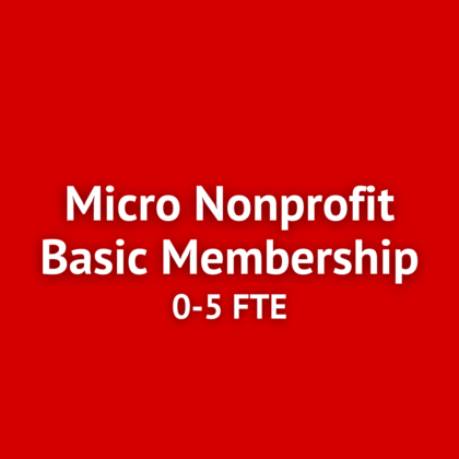 Micro Non-Profit Basic Membership