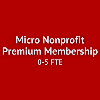 Micro Non-Profit Premium Membership